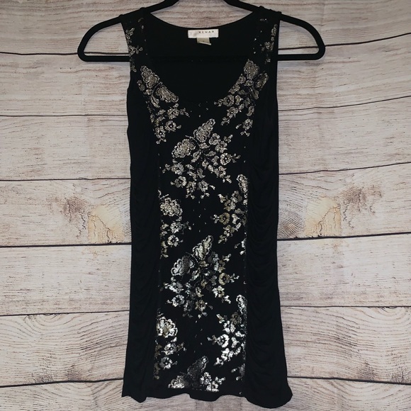 Kenar Tops - 🤎4/20 Sleeveless Embroidered Top Size Small